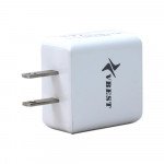 Wholesale Universal Dual House Power Smart Adapter Charger 2.1A (White)